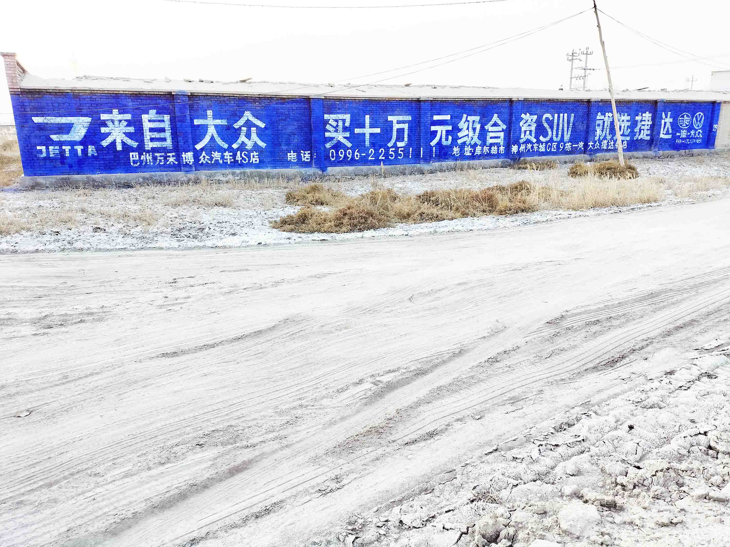 捷达汽车新疆地区（手绘）墙体广告精选照片近景2
