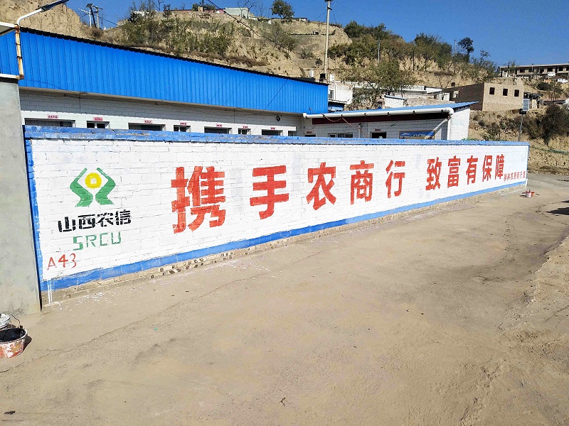 柳林县农商银行地区（手绘）墙体广告精选照片远景5
