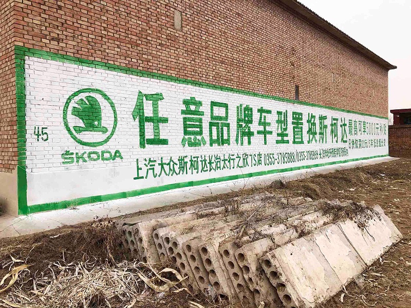 2020-242斯柯达陕西山西地区（手绘）墙体广告精选照片近景2