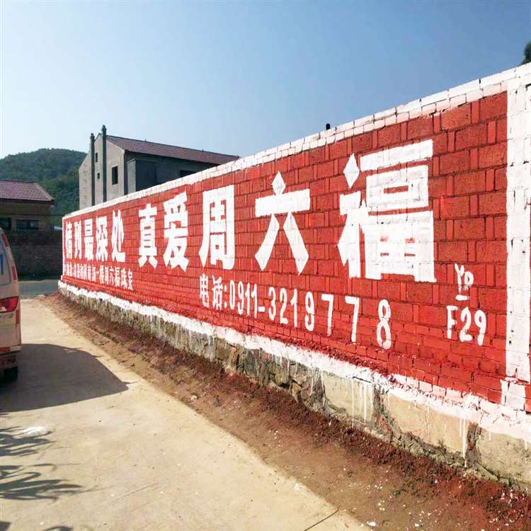 中国珠宝延安地区(手绘)墙体广告精选照片近景4